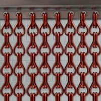 Red Chain Fly Screen For Doors | 90x210cm