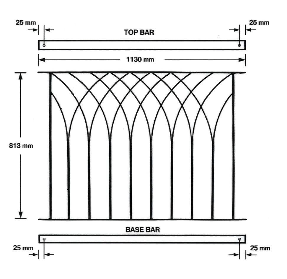 BIC Nova Decking Panel Black 1130mm x 813mm