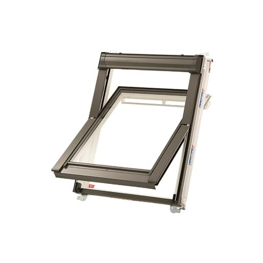 Keylite Hi-therm Centre Pivot Roof Window PVC Finish 550mm x 1180mm PCP01CHT