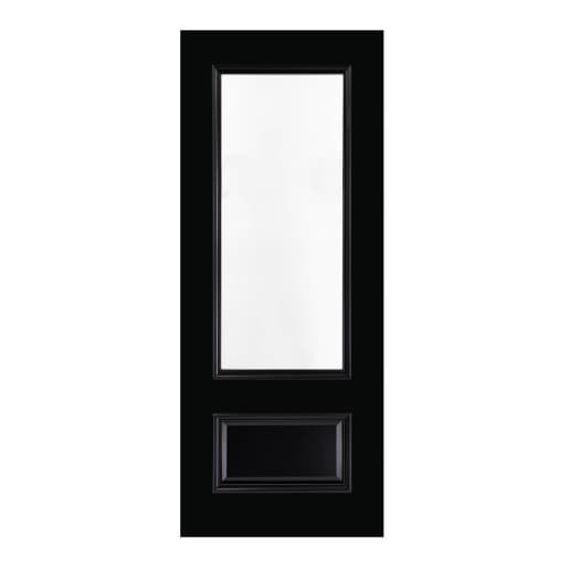 Deanta Sandringham Black Finish Bevelled Glaze 1981mm x 686mm x 35mm