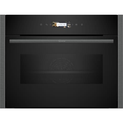 Neff Graphite Grey C24mR21g0B N70 Home Connect Compact Built-in Oven with Microwave, 45cm
