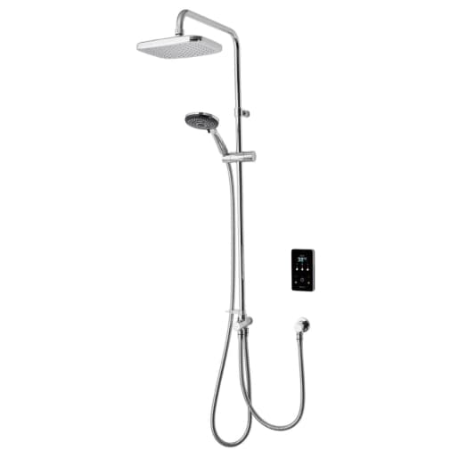 Triton ENVi 10.5kW Thermo Electric Shower with DuElec - Silver
