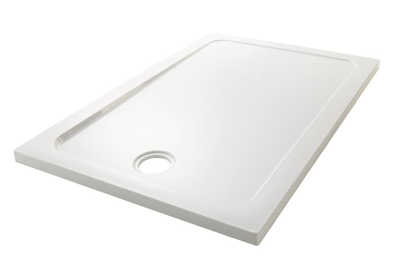 Mira Showers Flight Low Level Shower Tray 0 Ups White 1200mm x 800mm