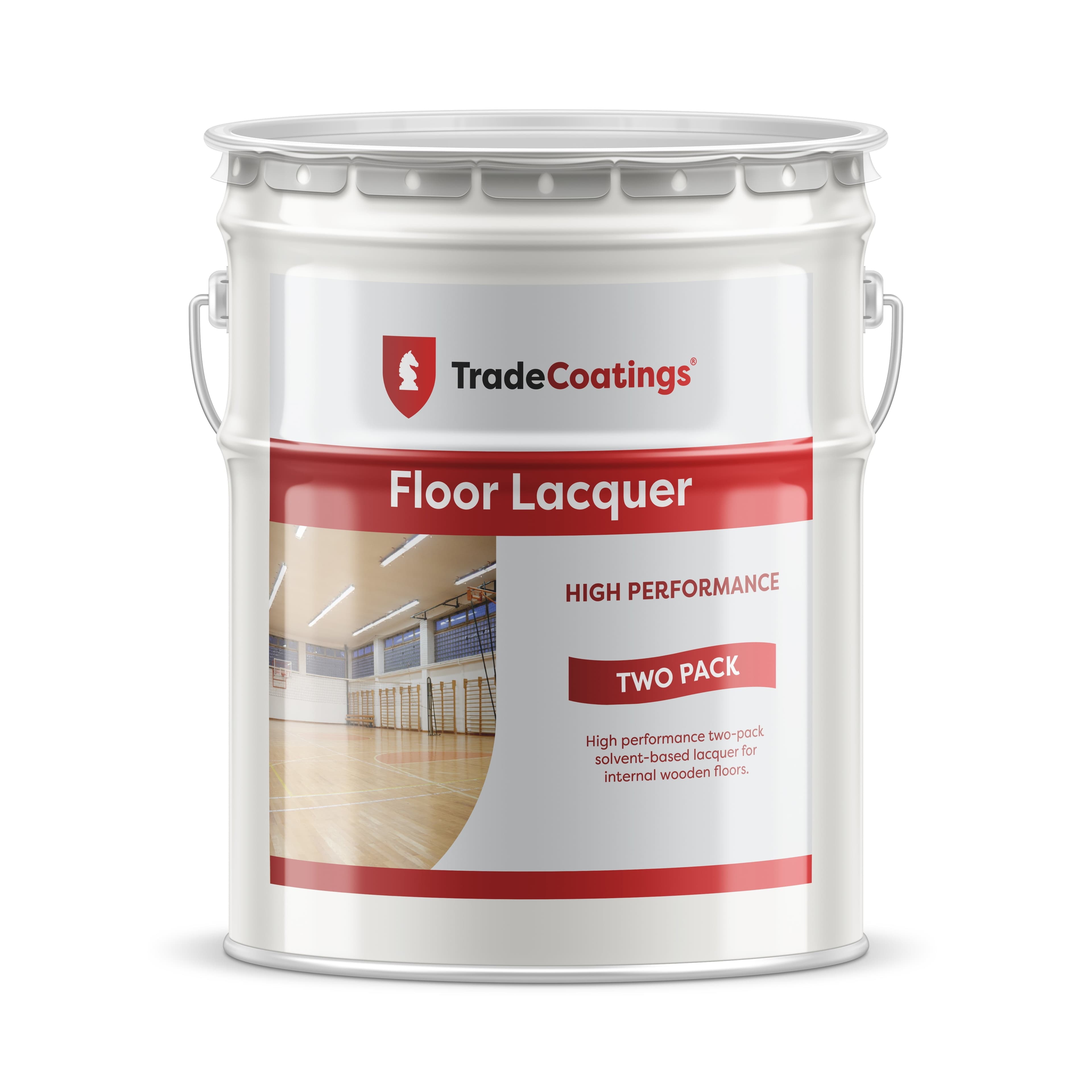 Tough Scratch Resistant Floor Lacquer (Two-Part) - Clear/White/Light Grey/Black - 5/10/20L - Trade Coatings