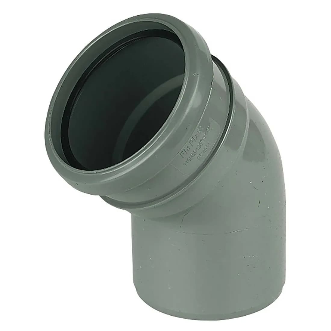 Single Socket 135 Degree Bend 110Mm Grey Soil Sp163G