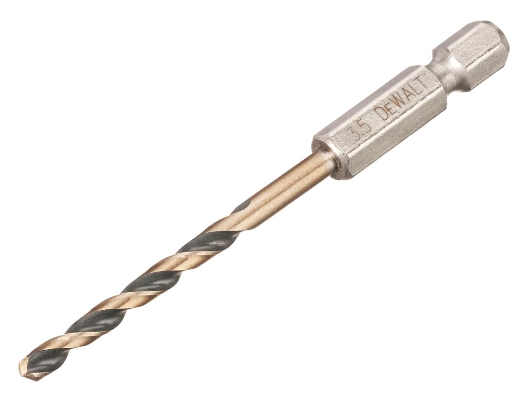 DEWALT Power Tools BLACK&GOLD Hex HSS-G Drill Bit 3.5mm DT20603-QZ
