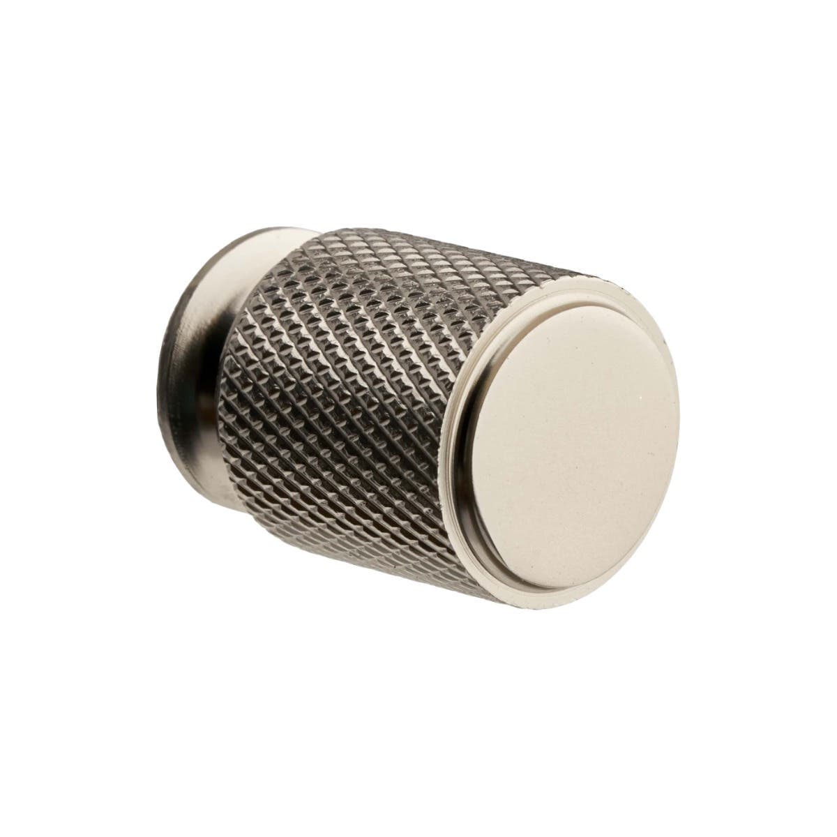 Kensington Knurled Cabinet & Drawer Knob - Brushed Nickel - 20mm - Elite Knobs & Handles