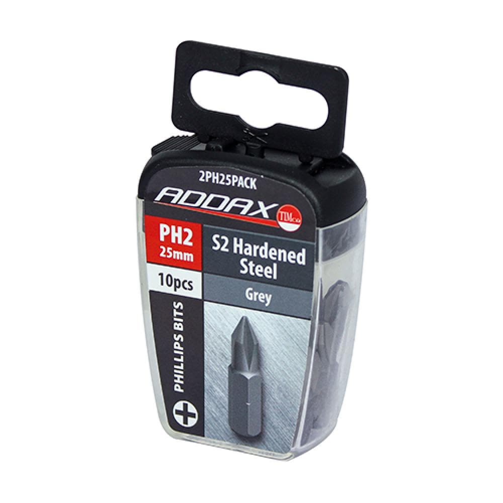 Timco 2PH25PACK S2 Driver Bits - Ph No.2 X 25 Blister Pack 10