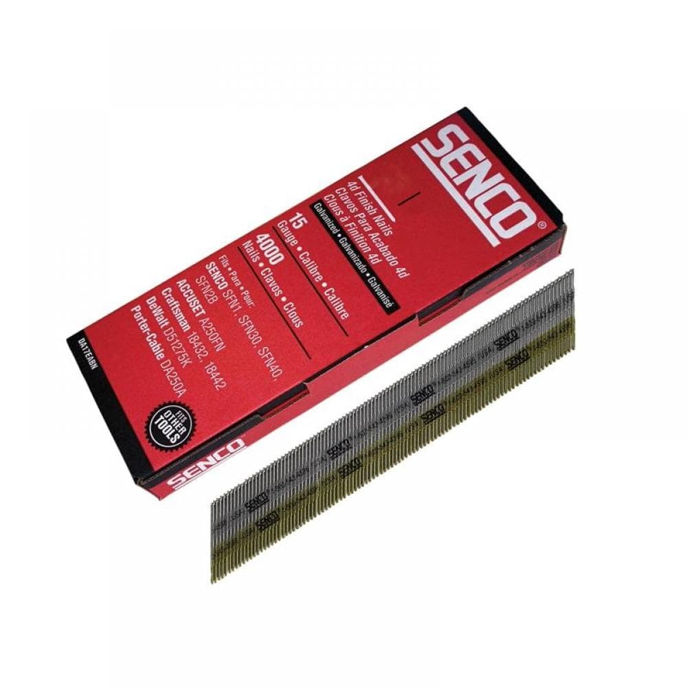 Senco DA15EAB Chisel Smooth Brad Nails Galvanised 15G X 32Mm (Pack 4000)