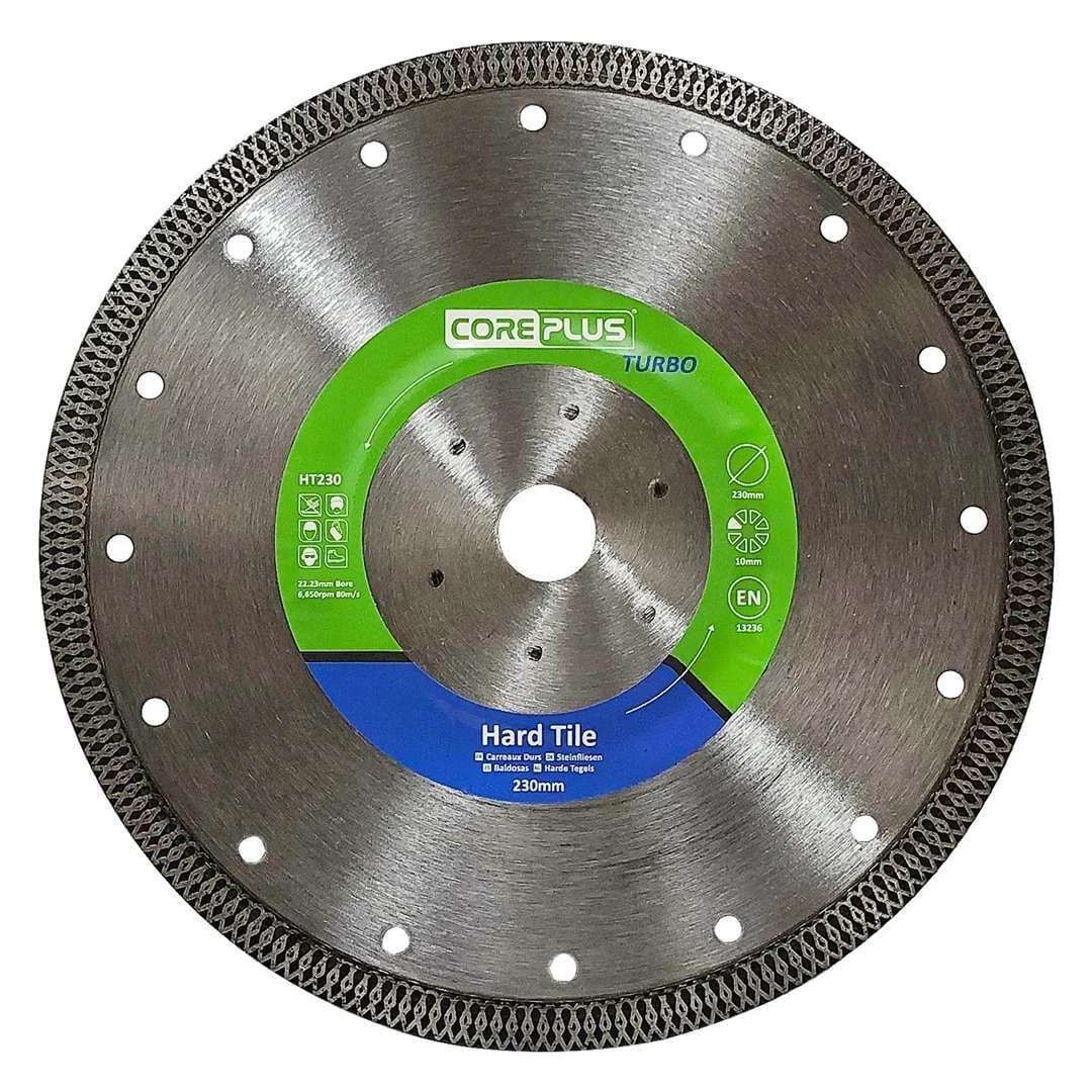 Coreplus CORDBHT230 Hard Tile Diamond Blades 230Mm (Box Of 1)