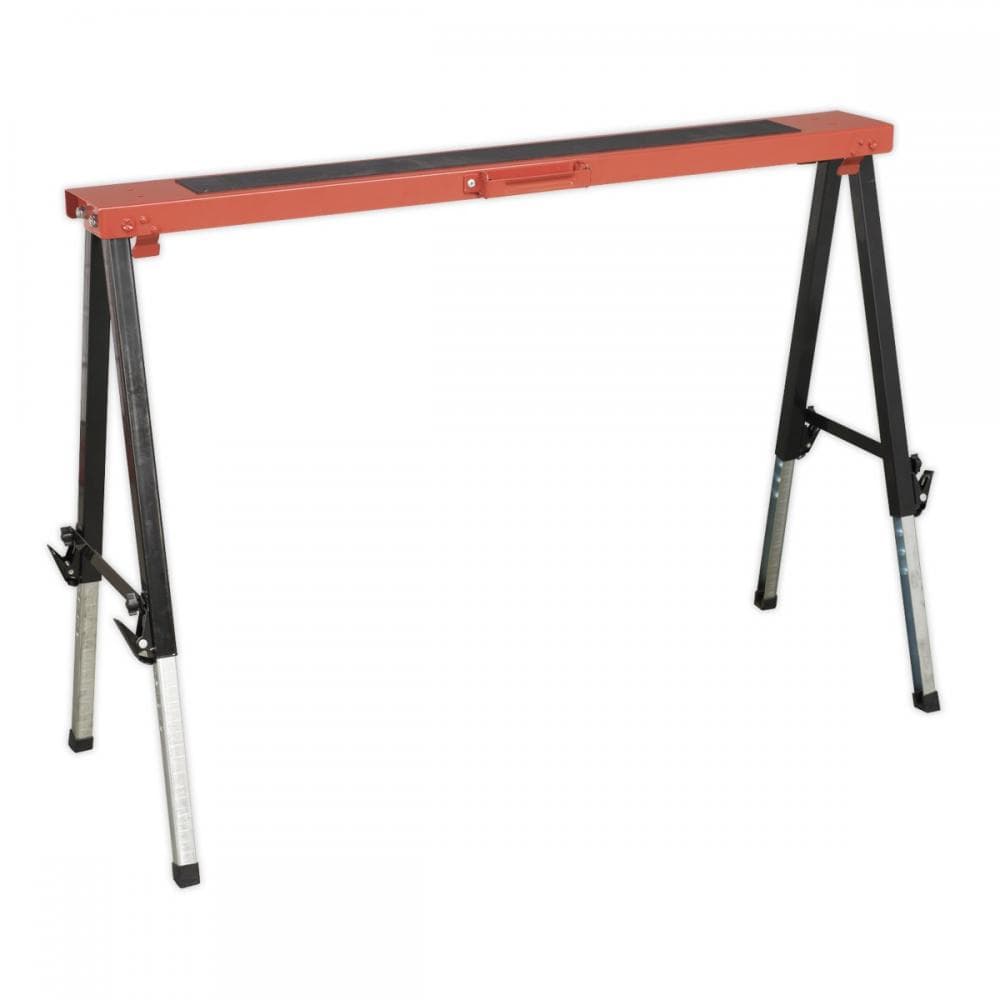 Sealey FTAL1 Fold Down Trestle With Adjustable Legs 150Kg Capacity