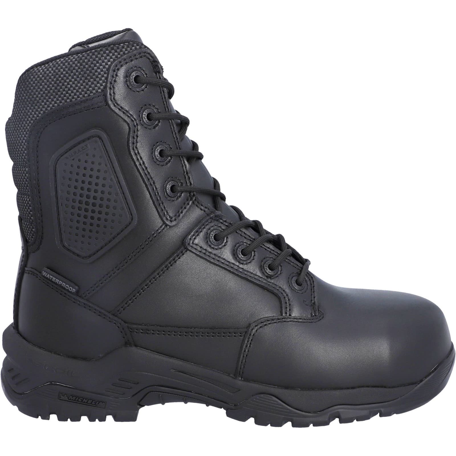 Magnum Strike Force 8.0 Side-Zip Ct Cp Wp Uniform Safety Boot Size 8 38489-71725-07