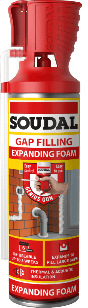 Soudal Diy Gap Filling Foam - Genius Gun® Champagne 500Ml 123895