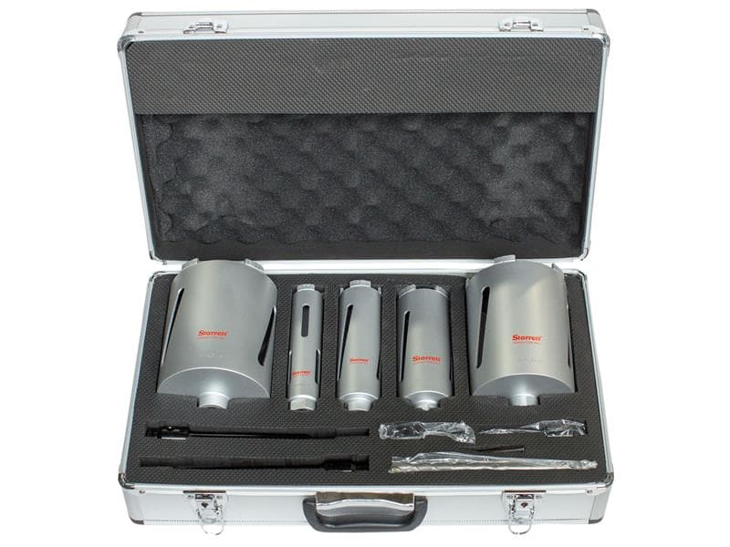 Starrett BF3265 Bmkit1 Diamond Dri-Core Drill Set 5 Piece