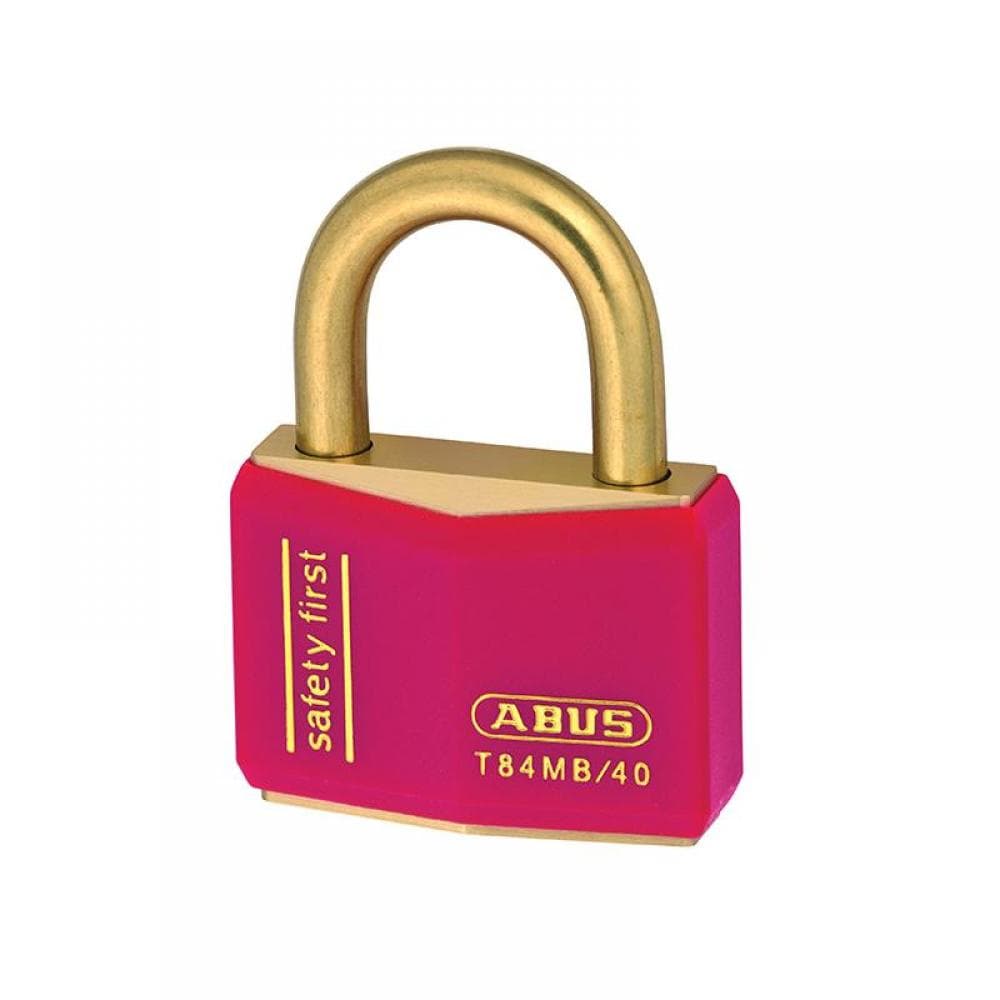 Abus Mechanical 22715 T84Mb/40Mm Red Rustproof Padlock