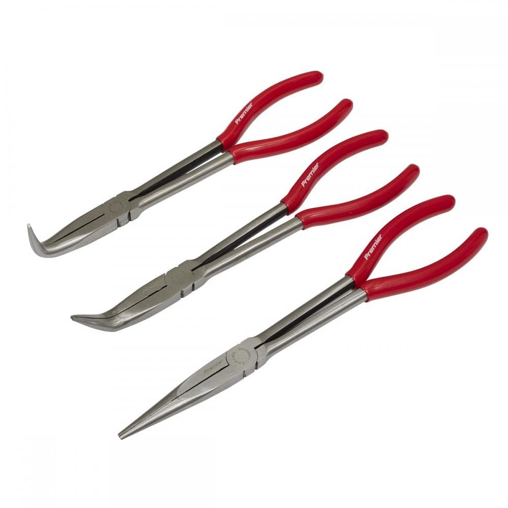 Sealey AK8568 Needle Nose Pliers Set 3Pc 280Mm