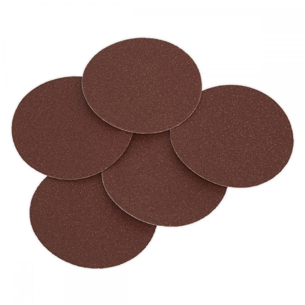 Sealey SSD01 Sanding Disc Ø125Mm 80Grit Adhesive Backed Pack Of 5