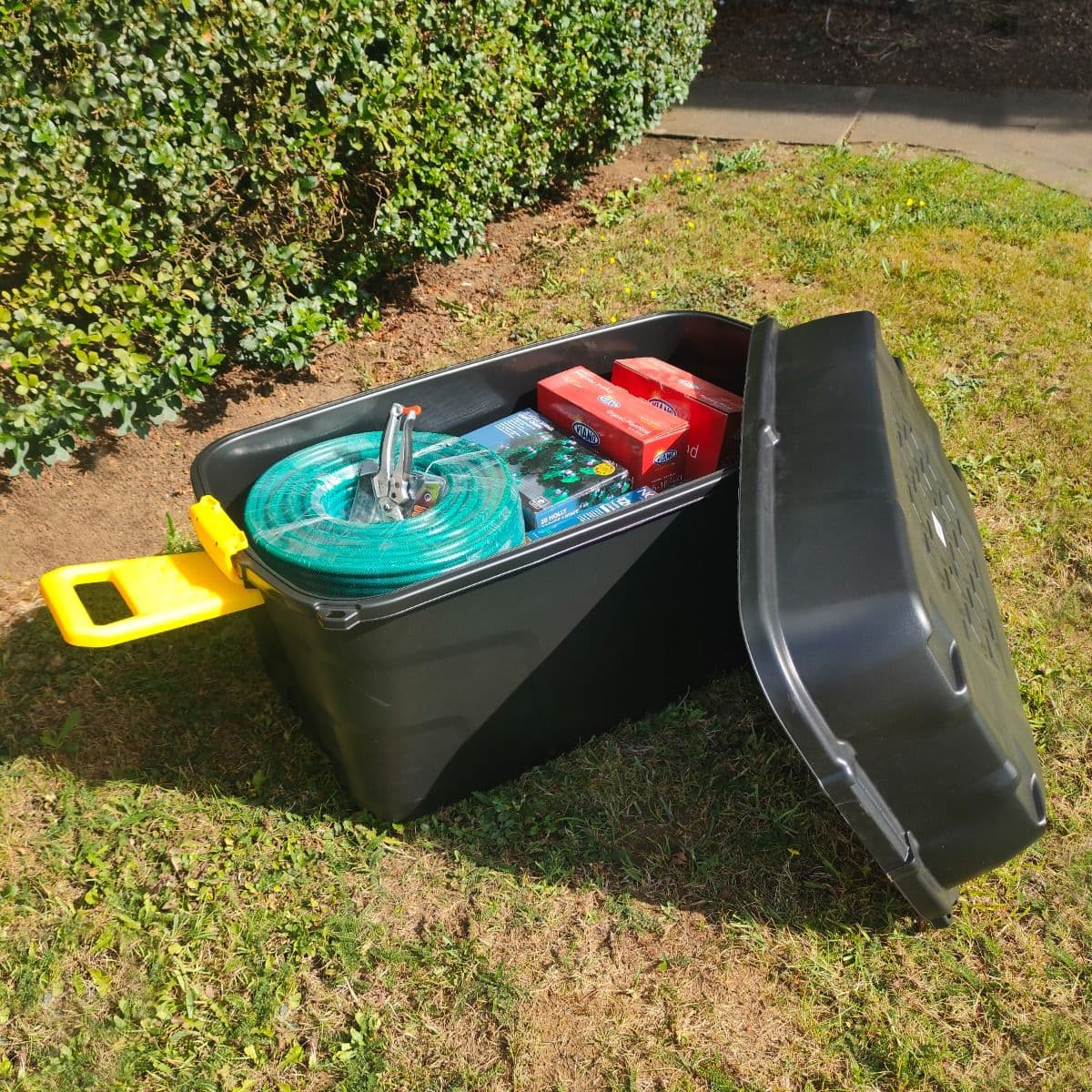 Strata Heavy Duty Storage Box with Wheels & Handle - 175 Litre Original Organics