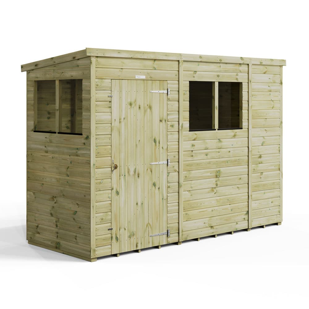 Powersheds 10x4 Premium Powersheds Pent