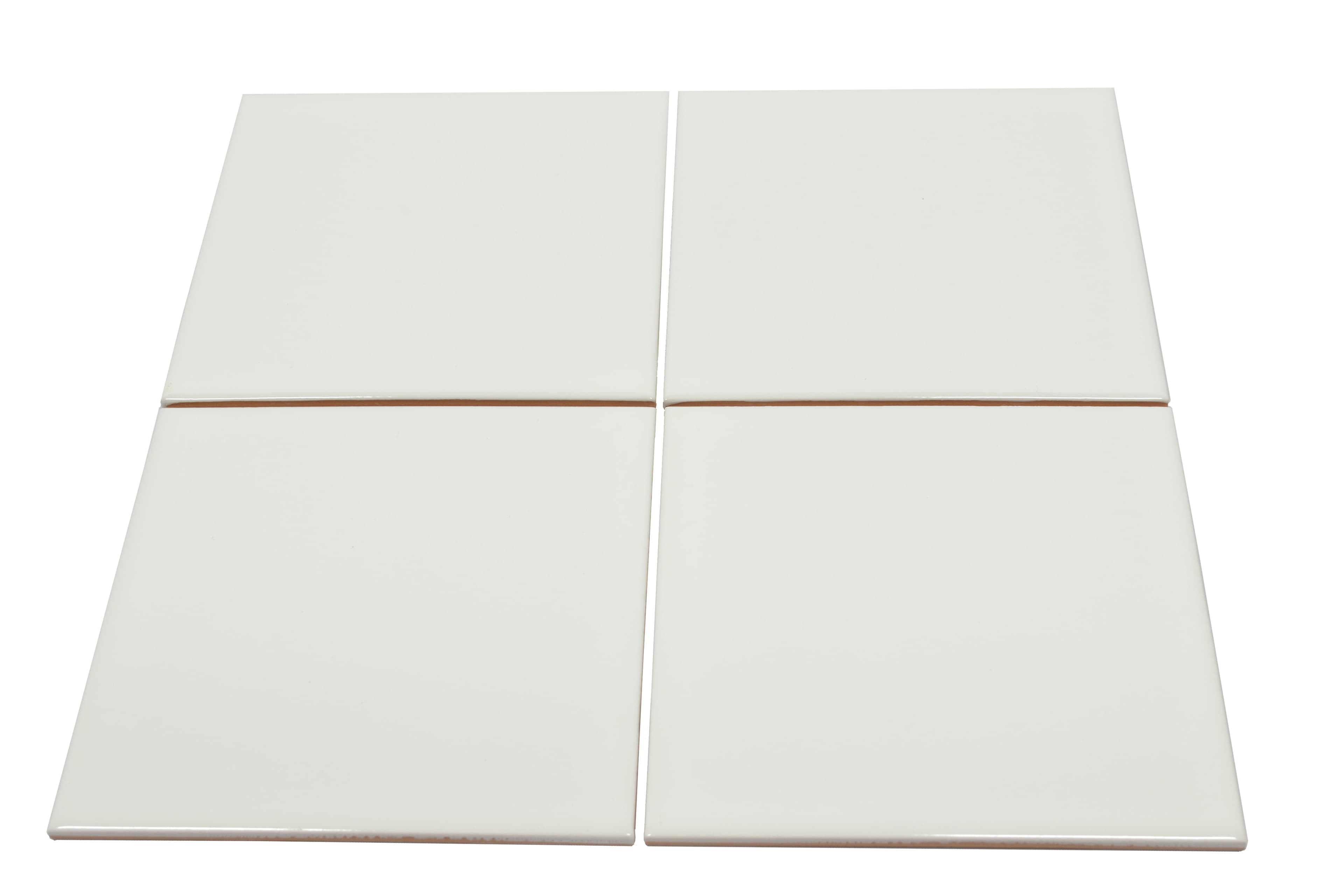4Trade White Tile 150 x 150mm - PK44