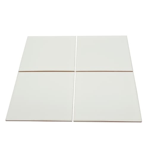 4Trade White Tile 150 x 150mm - PK44