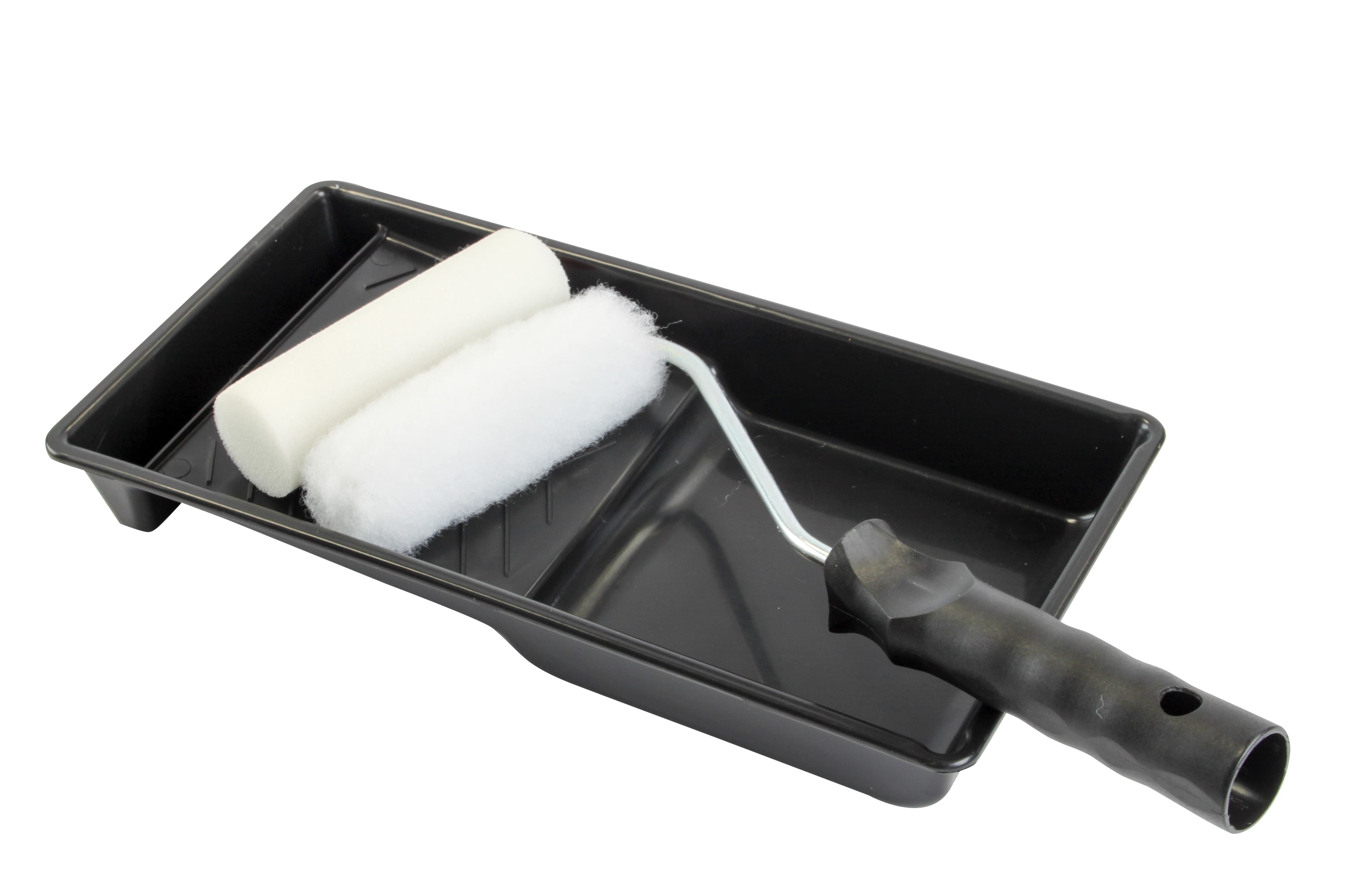 4Trade Black & White Mini Roller Kit, 100mm