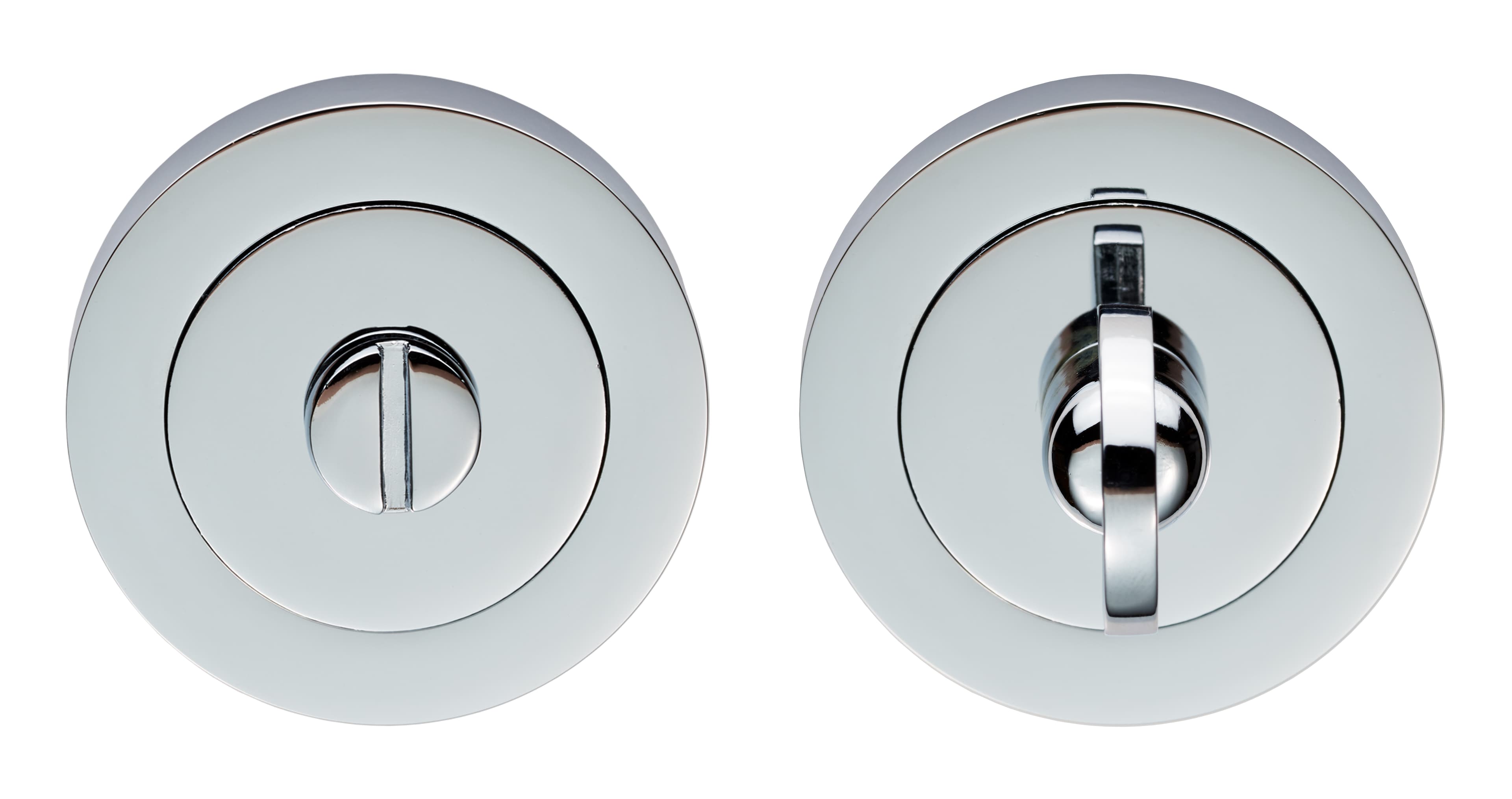 Carlisle Brass Turn & Release On Concealed Fix Round Rose Polished Chrome