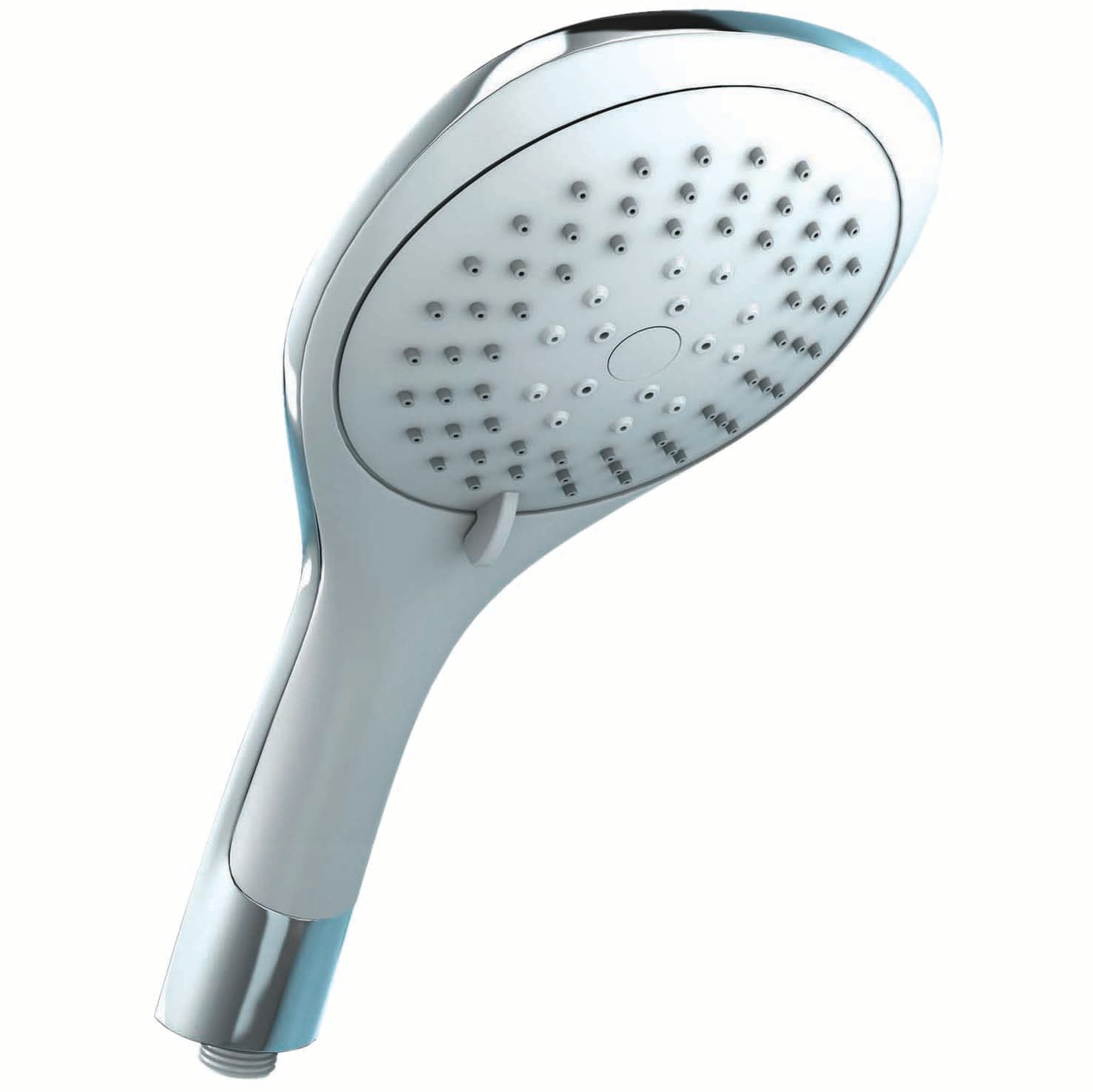 Travis Perkins Bathrooms Five Mode Chrome Shower Head - Shower Accessory