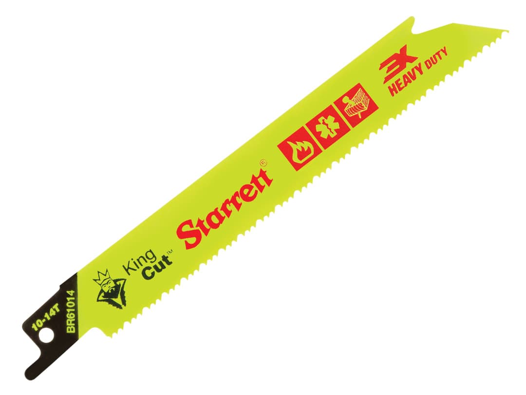 Starrett BR61014-5 Bi-Metal King Cut™ Demolition Blade 152mm 10-14 TPI (Pack 5) BR61014-5