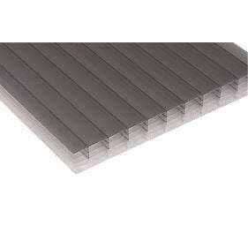 PolyX Polycarbonate Sheet Multiwall - 25mm x 700mm x 2.5mtr Bronze/ Opal