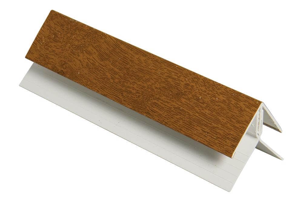 Shiplap Cladding External Corner - 3mtr Golden Oak
