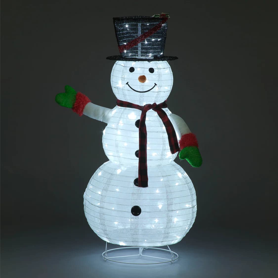 Foldable Cloth Snowman 120cm