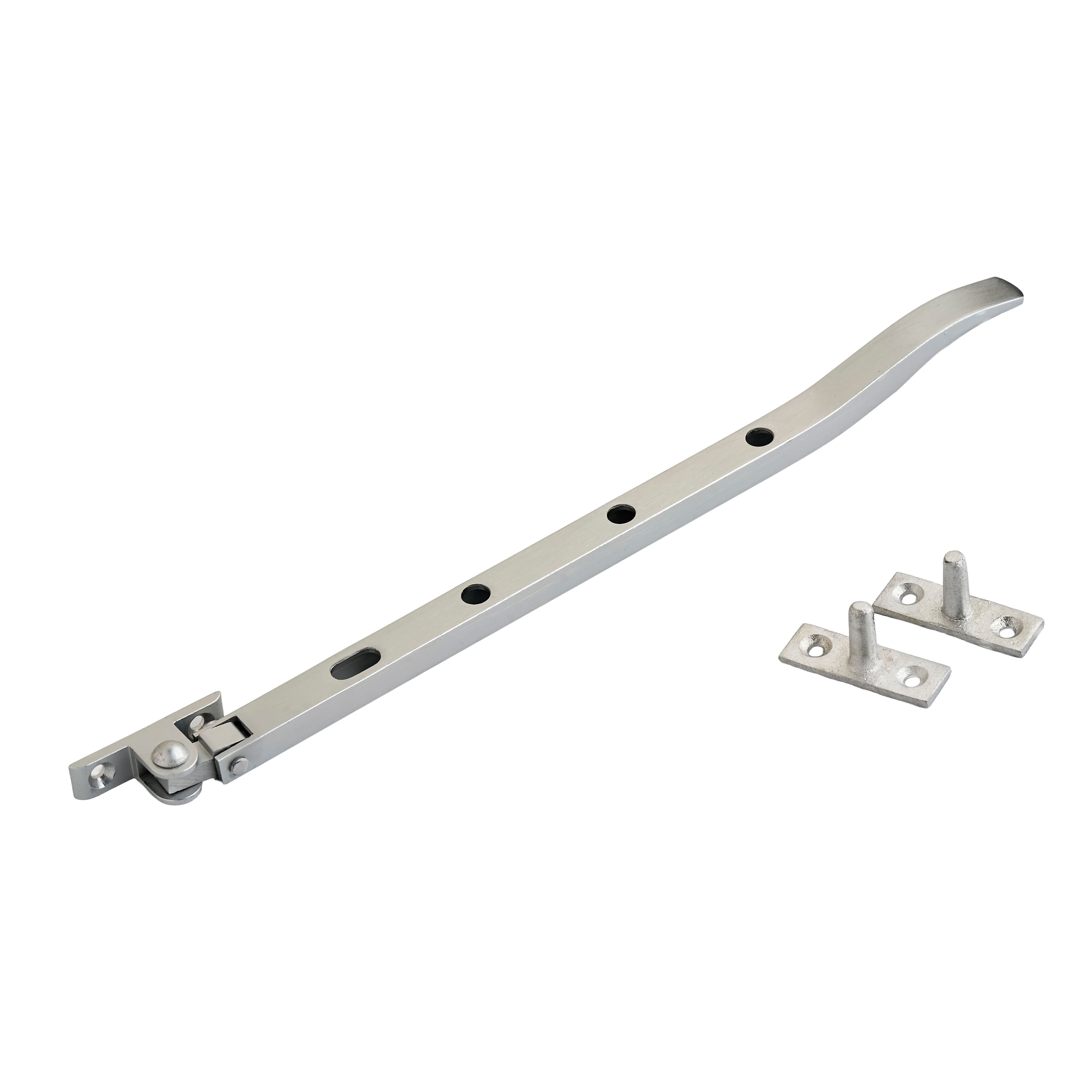 Window Casement Stay - 254mm - Polished Aluminium - Hardware Solutions