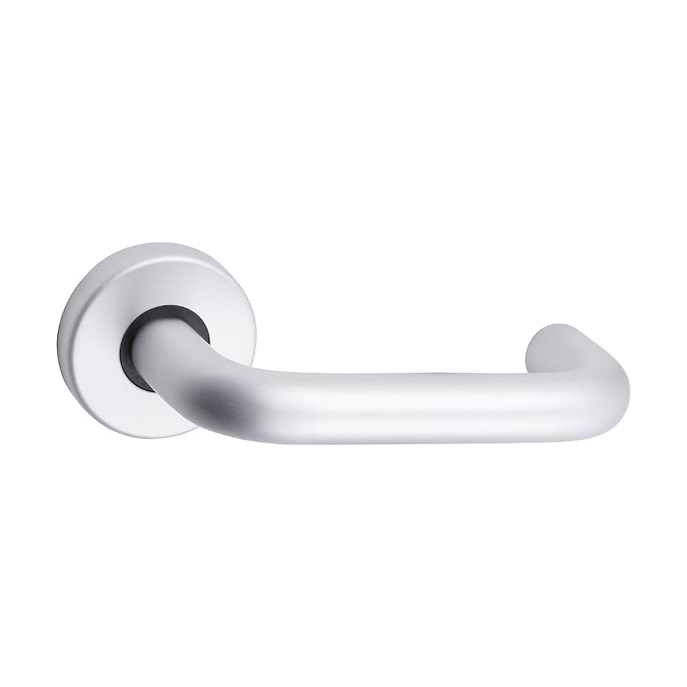 Timco Contractors Lever On Rose Handles - Satin Anodised Aluminium Blister Pack 1 200515