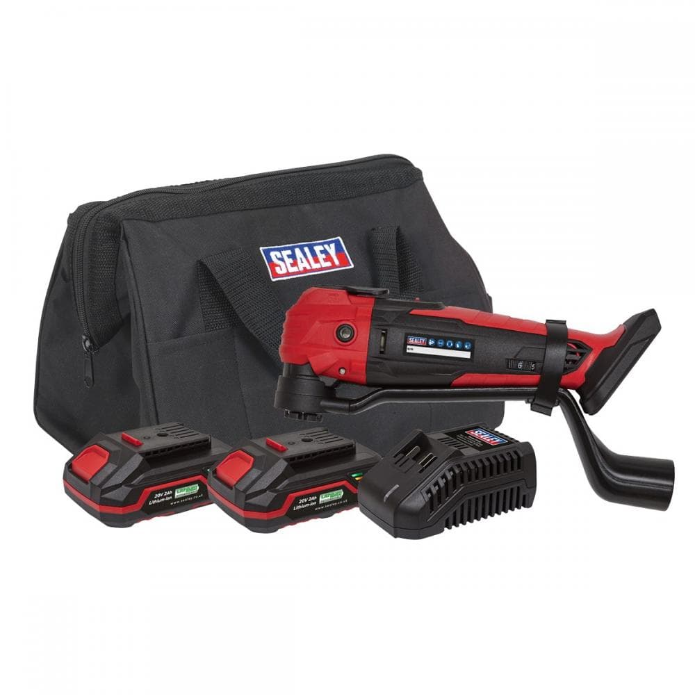 Sealey CP20VMTKIT Cordless Oscillating Multi-Tool Kit 20V Sv20 Series - 2 Batteries