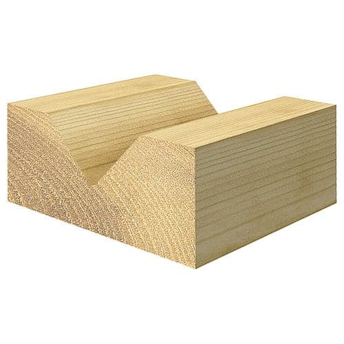 Trend Chamfer V Groove Cutter Angle=45 Degrees Pk 1 TR22X1/4TC