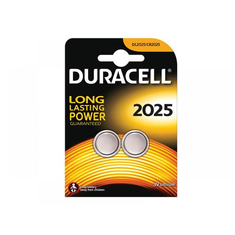 Duracell S5736 Cr2025 Coin Lithium Battery (Pack 2)
