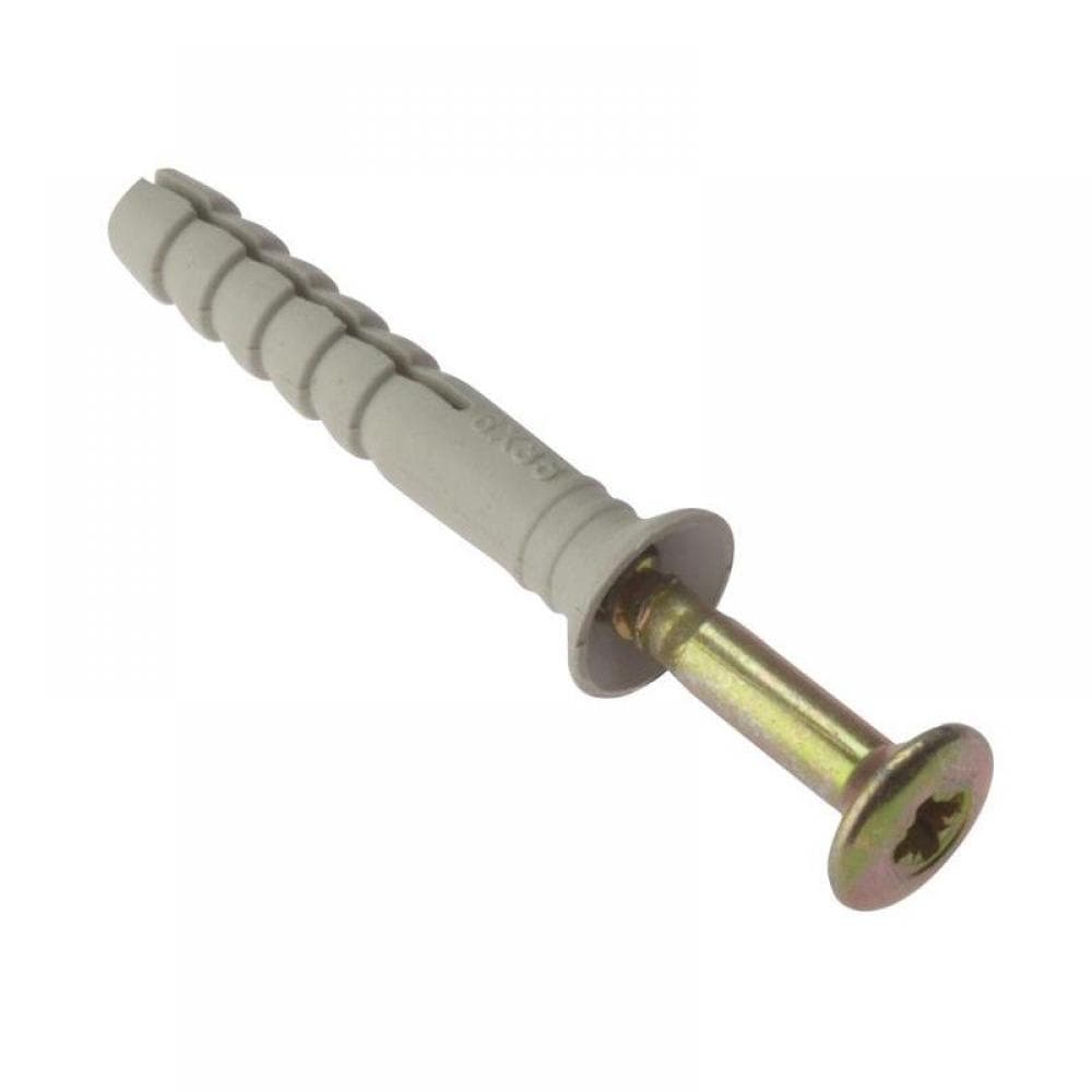 Forgefix 10HF650 Hammer Fixing & Plug M6 X 50Mm Bag 10