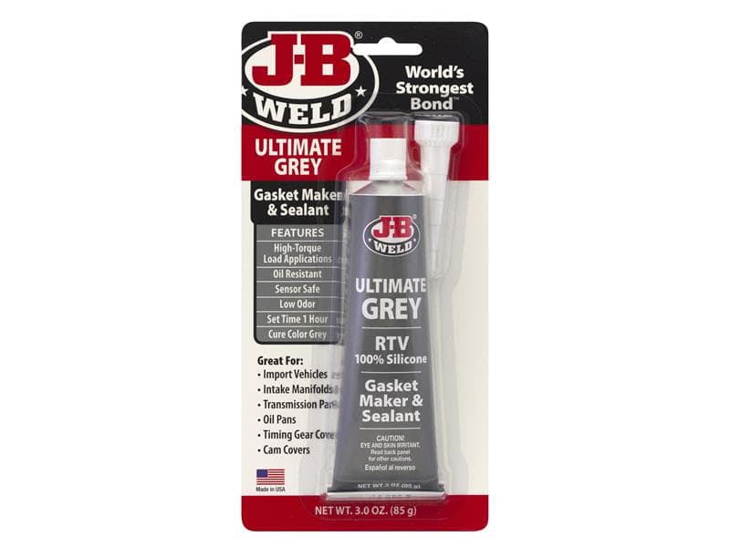 J-B Weld Silicone Gasket Maker & Sealant Grey 85G 32327UK