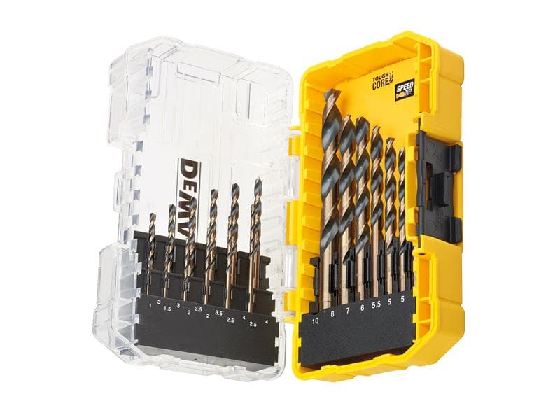 Dewalt DT70728-QZ Dt70728 Black & Gold Hss Drill Set 19 Piece