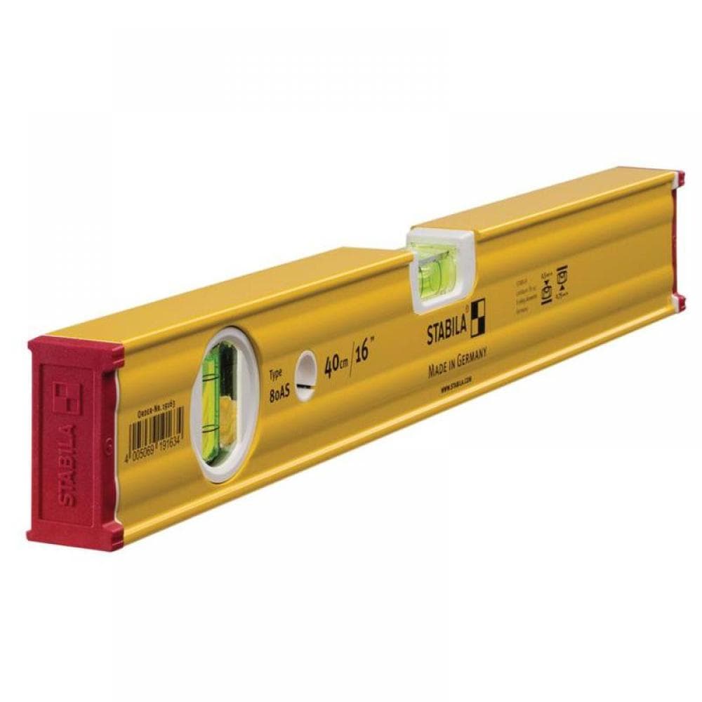 Stabila 19163 80 As Spirit Level 2 Vial 19163 40Cm