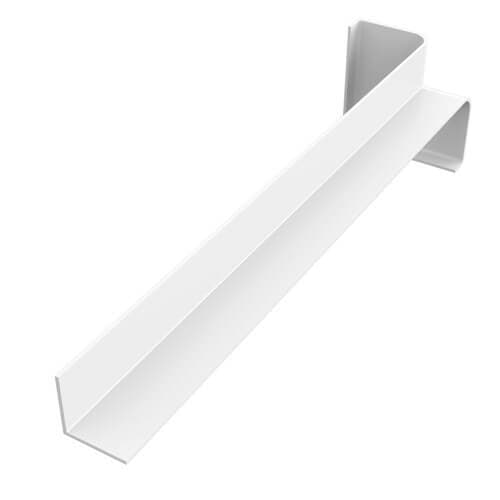 White Fascia Board Internal Corner - 300mm