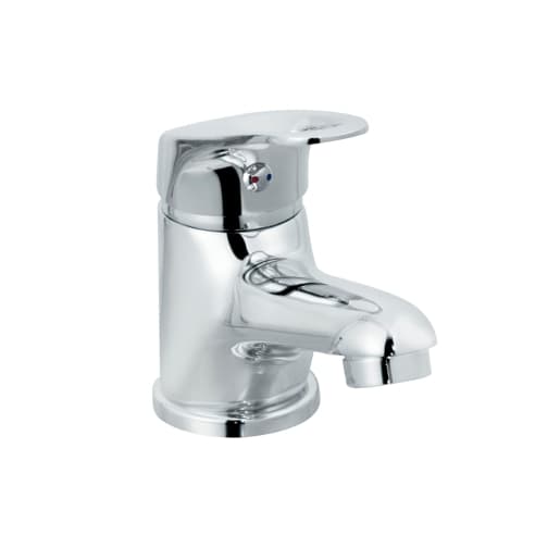 Bristan Iris Basin Mixer with Clicker Waste - Chrome