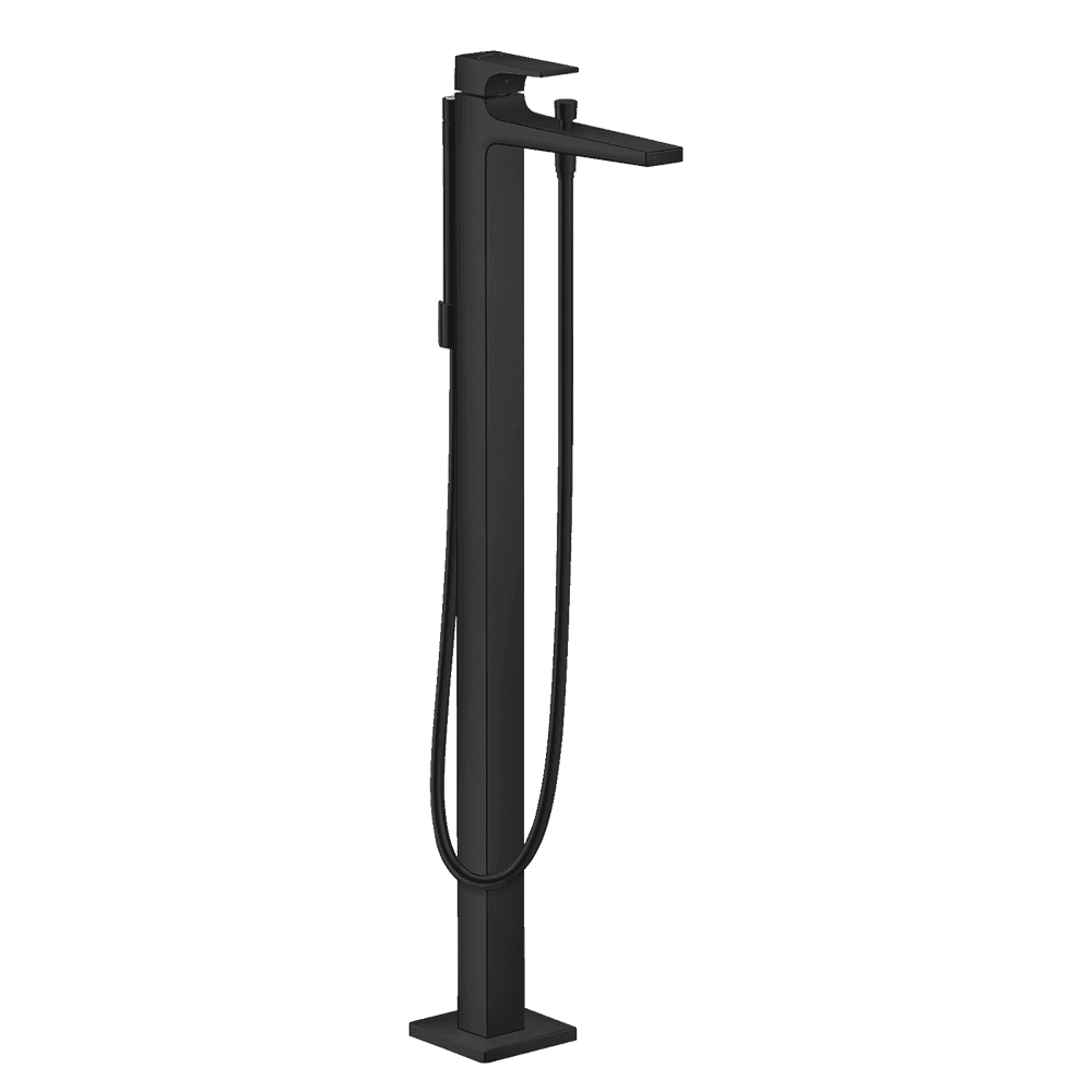 Hansgrohe Metropol Single lever bath mixer floor standing with lever handle - Matt Black - 32532670