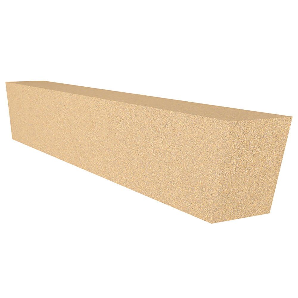 Forticrete Brown Head Splayed DH10 Bath, Size: 915x100x140mm