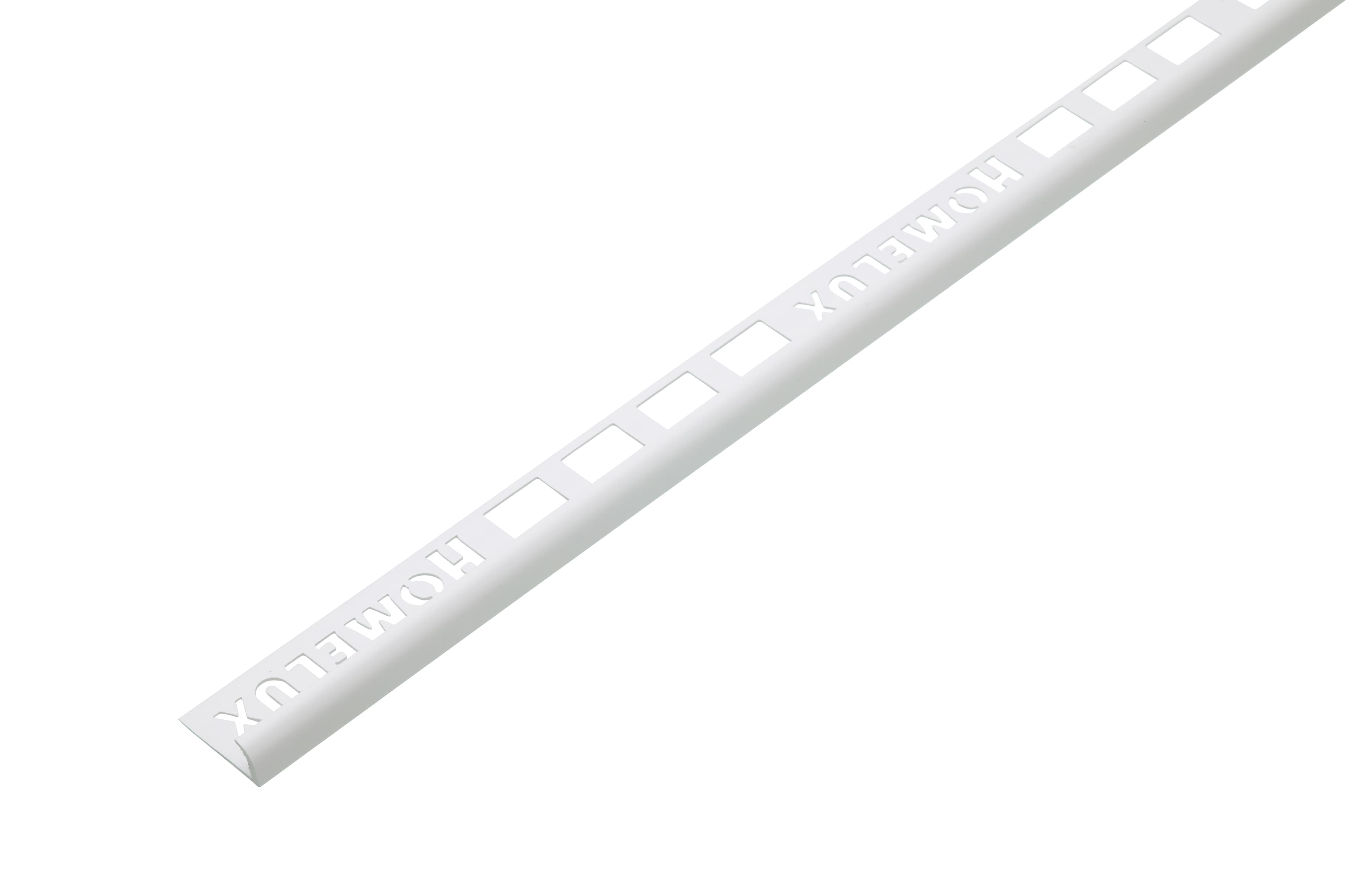 Homelux Tile Trim Standard 2500 x 9mm White