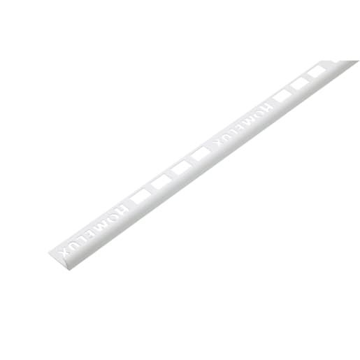 Homelux Tile Trim Standard 2500 x 9mm White