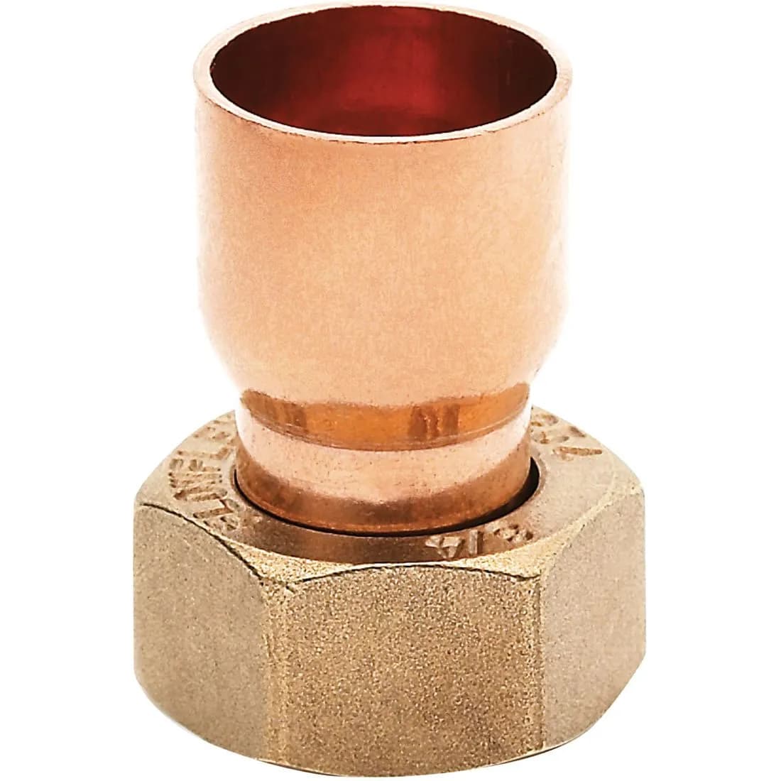 Endfeed Straight Tap Connector 15Mm X 1/2In Copper Pk10