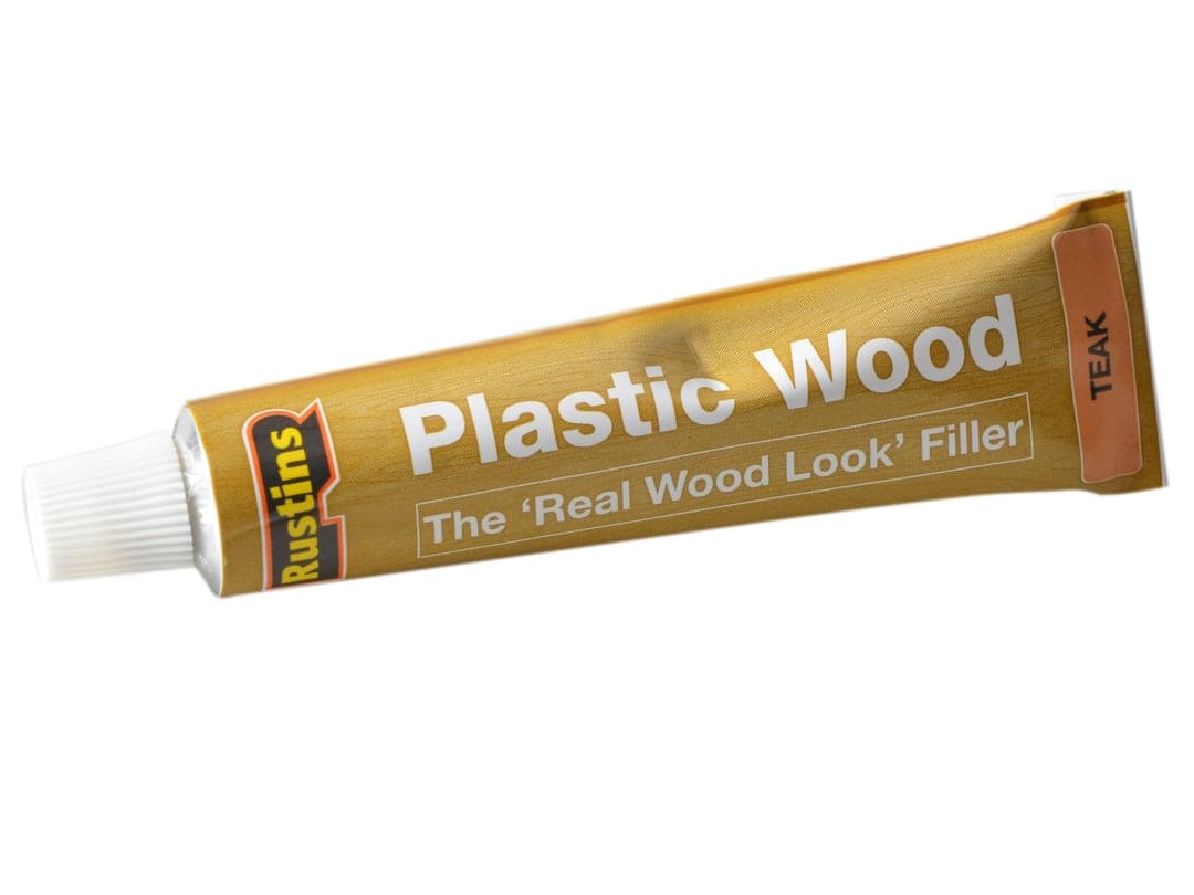 Rustins Plastic Wood Tube Teak PWTETU