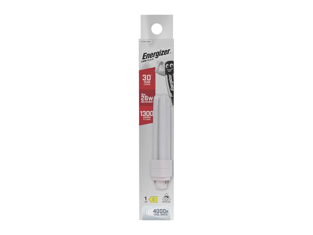 Energizer® LED PLD G24Q 4Pin 9W 1300L Cool White S30426 S30426
